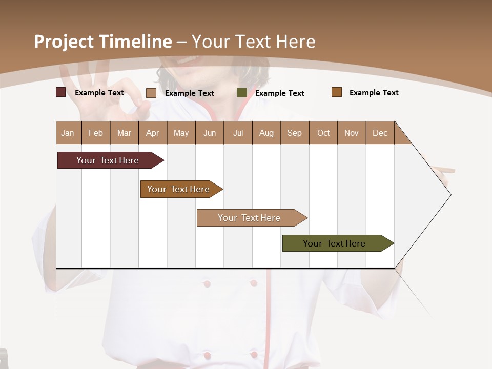 Ingredient Man Vegetarian PowerPoint Template