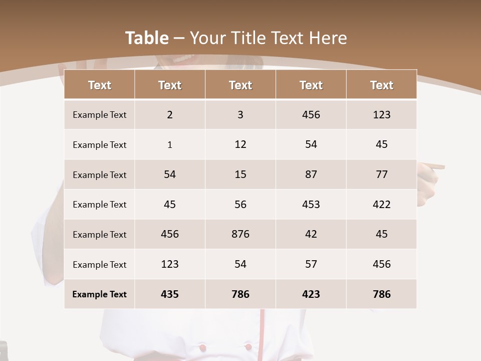 Ingredient Man Vegetarian PowerPoint Template