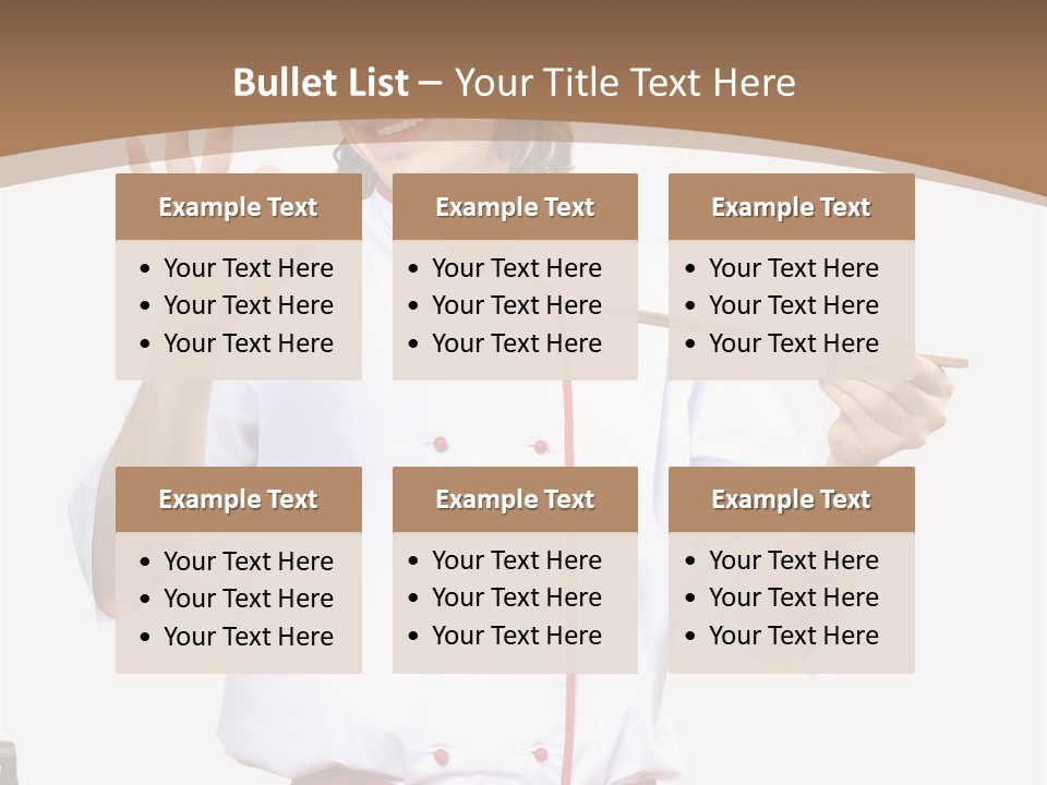 Ingredient Man Vegetarian PowerPoint Template