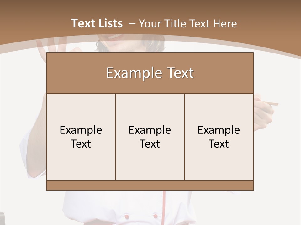 Ingredient Man Vegetarian PowerPoint Template