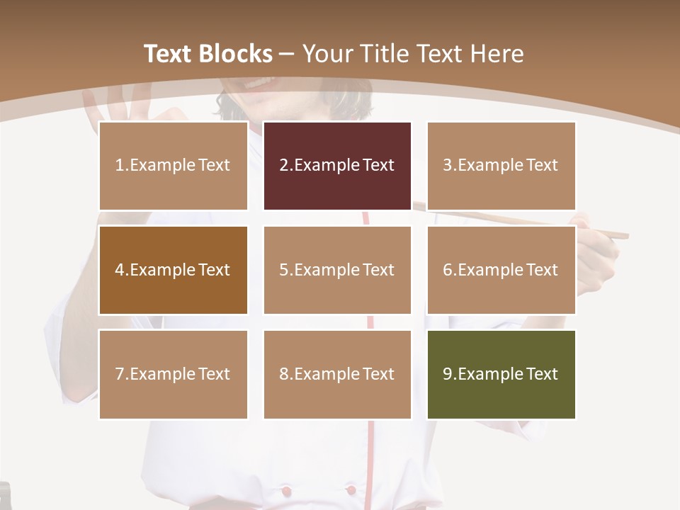 Ingredient Man Vegetarian PowerPoint Template