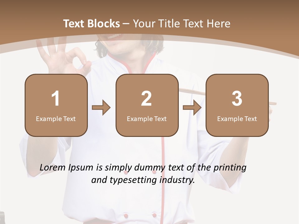Ingredient Man Vegetarian PowerPoint Template