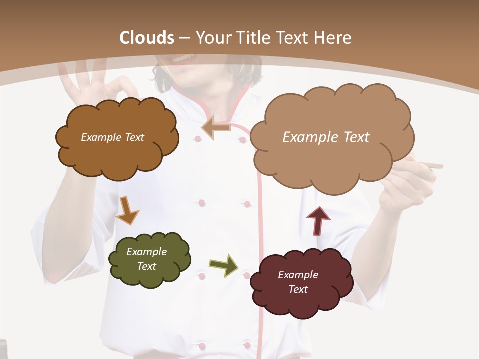 Ingredient Man Vegetarian PowerPoint Template