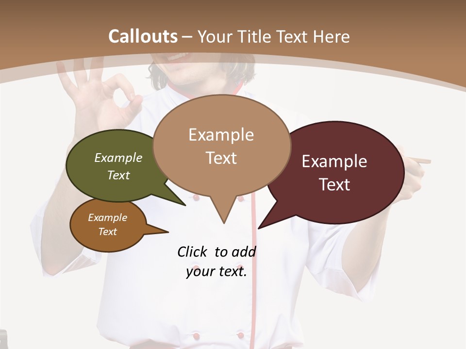Ingredient Man Vegetarian PowerPoint Template