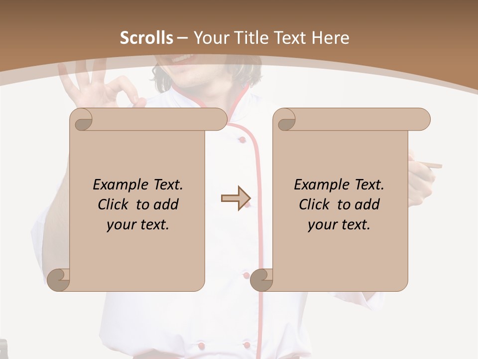 Ingredient Man Vegetarian PowerPoint Template