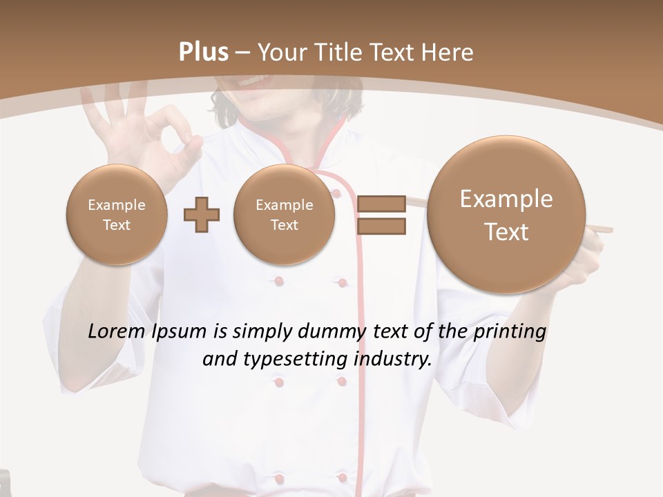 Ingredient Man Vegetarian PowerPoint Template