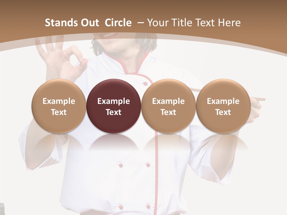 Ingredient Man Vegetarian PowerPoint Template