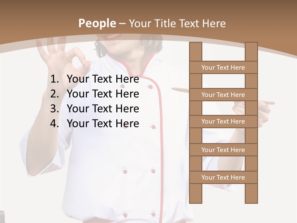 Ingredient Man Vegetarian PowerPoint Template