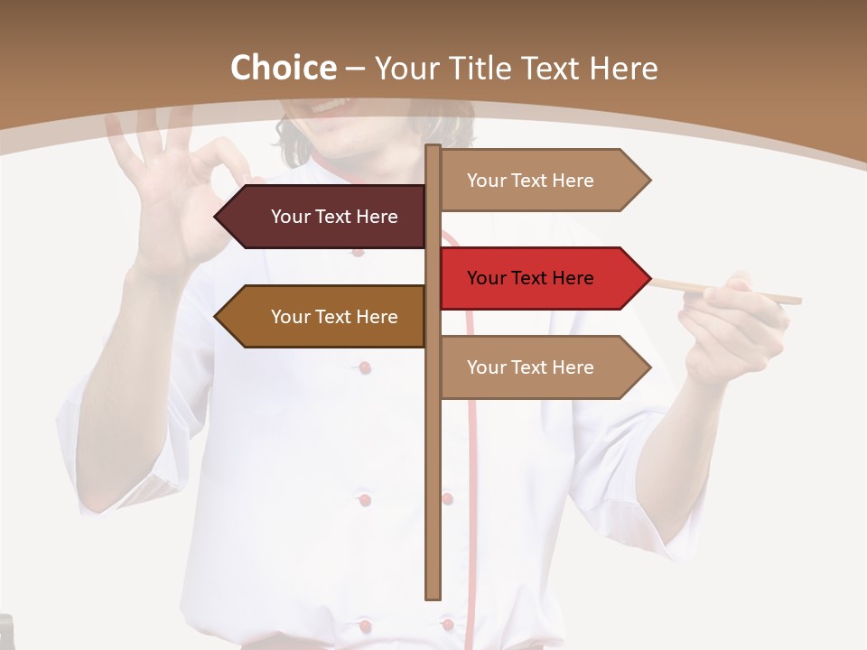 Ingredient Man Vegetarian PowerPoint Template