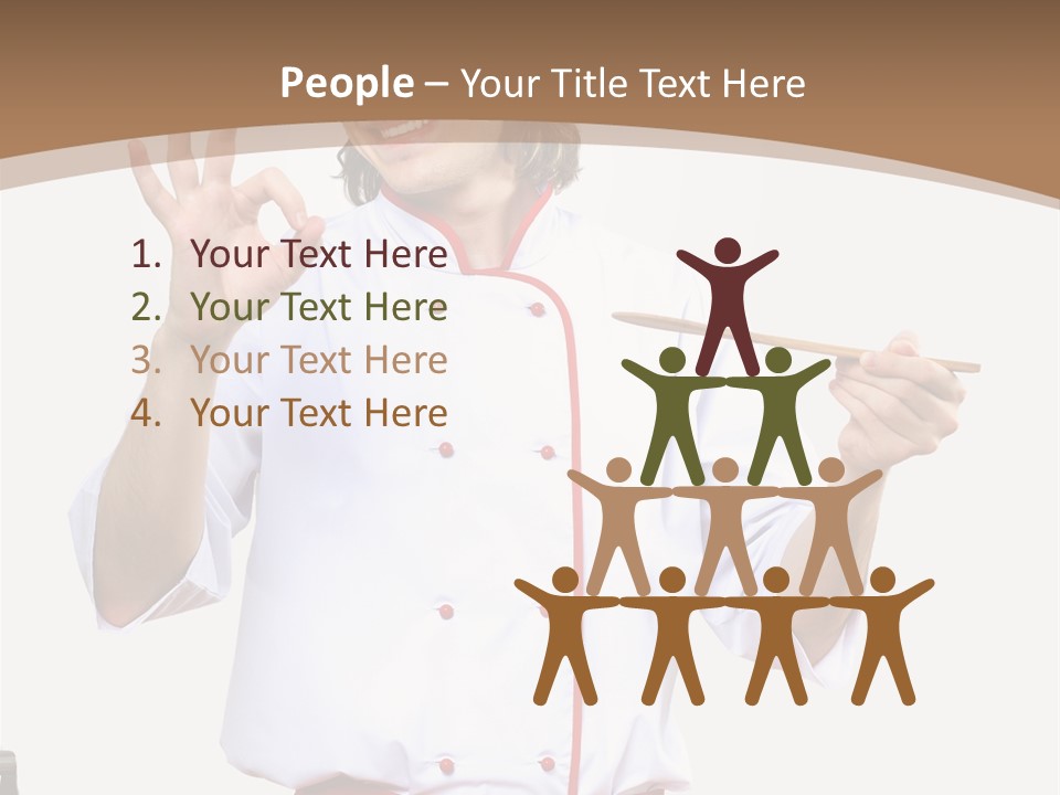 Ingredient Man Vegetarian PowerPoint Template