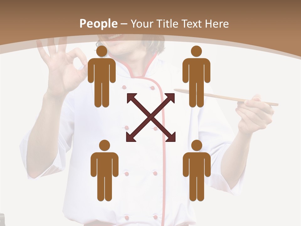 Ingredient Man Vegetarian PowerPoint Template