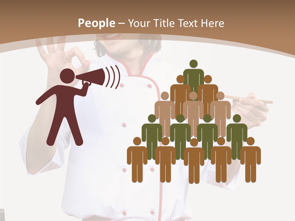 Ingredient Man Vegetarian PowerPoint Template