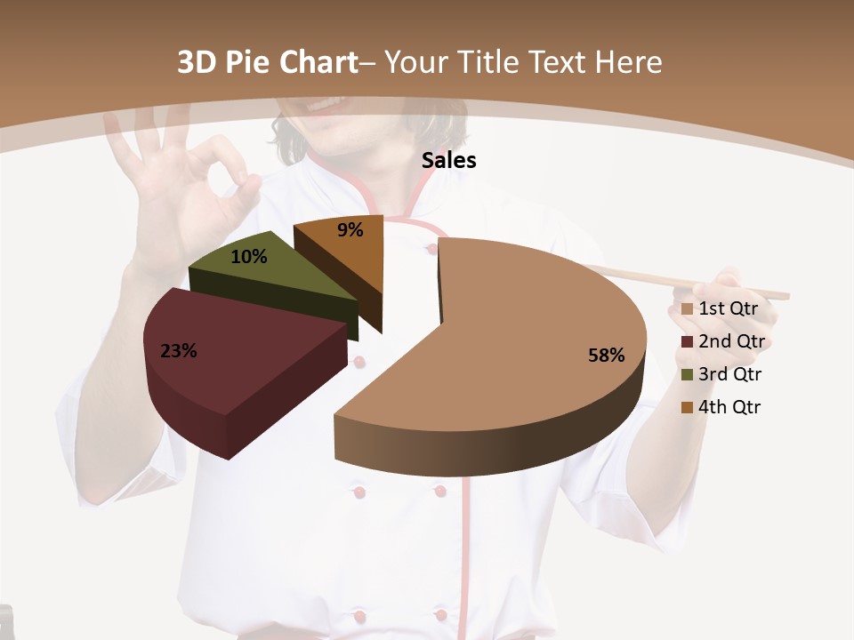 Ingredient Man Vegetarian PowerPoint Template