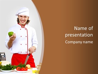 Cuisine Freshness Cooking PowerPoint Template