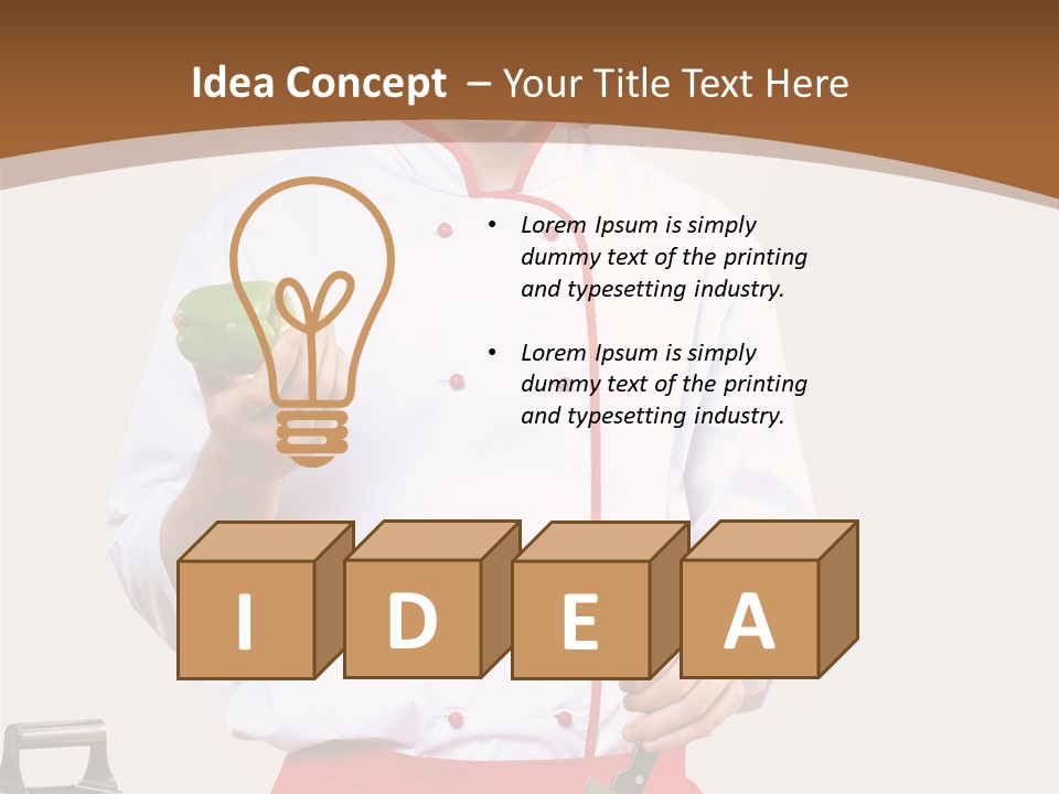 Cuisine Freshness Cooking PowerPoint Template