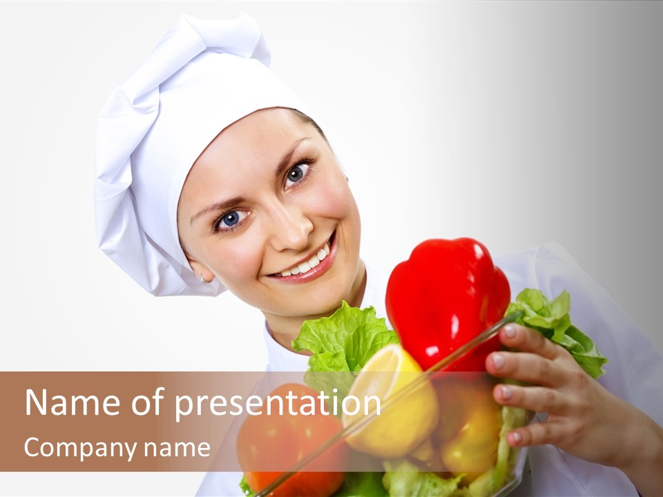 Freshness Healthy Tomato PowerPoint Template