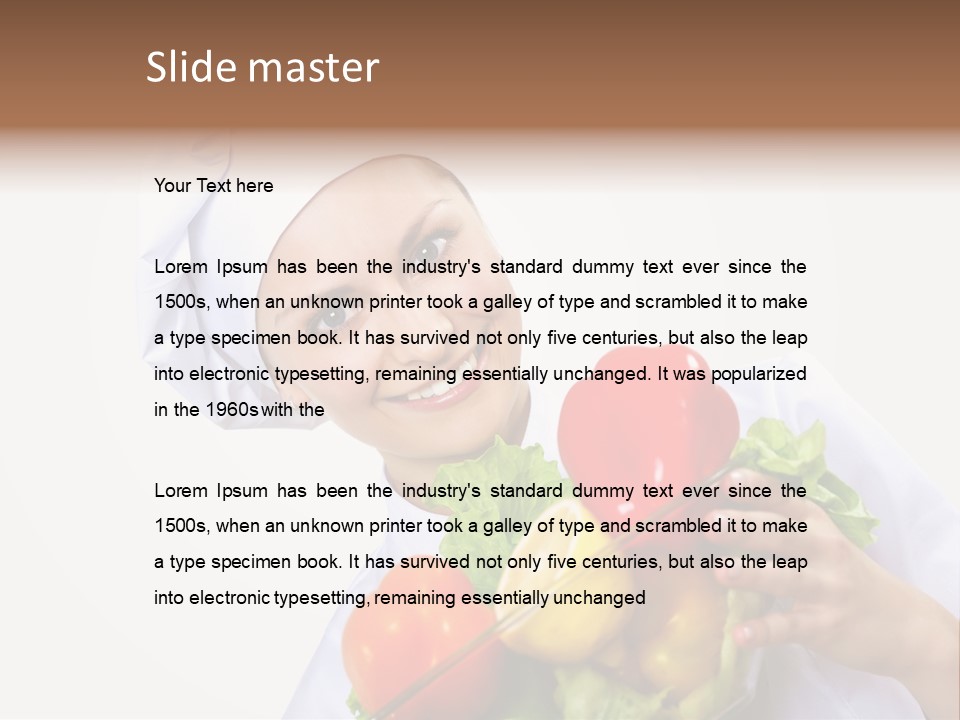 Freshness Healthy Tomato PowerPoint Template