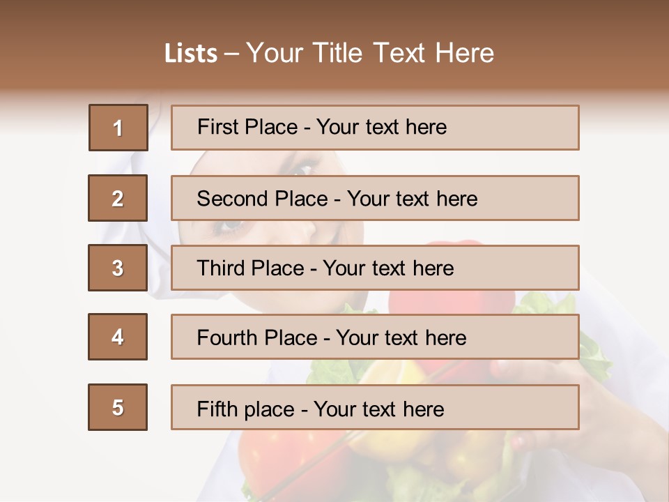 Freshness Healthy Tomato PowerPoint Template