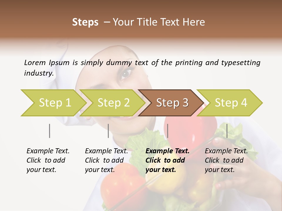 Freshness Healthy Tomato PowerPoint Template