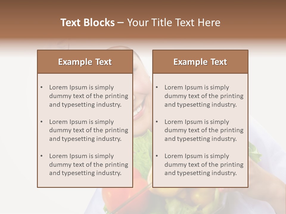 Freshness Healthy Tomato PowerPoint Template