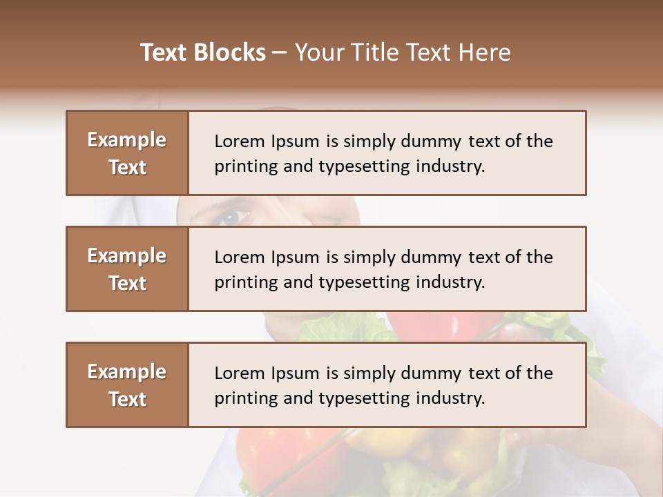 Freshness Healthy Tomato PowerPoint Template