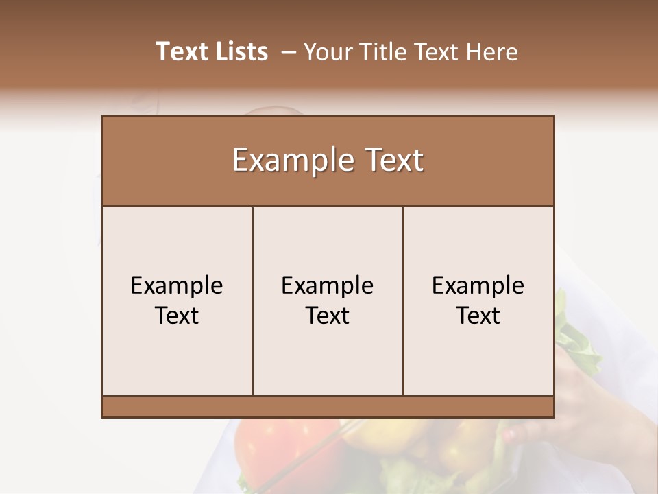 Freshness Healthy Tomato PowerPoint Template