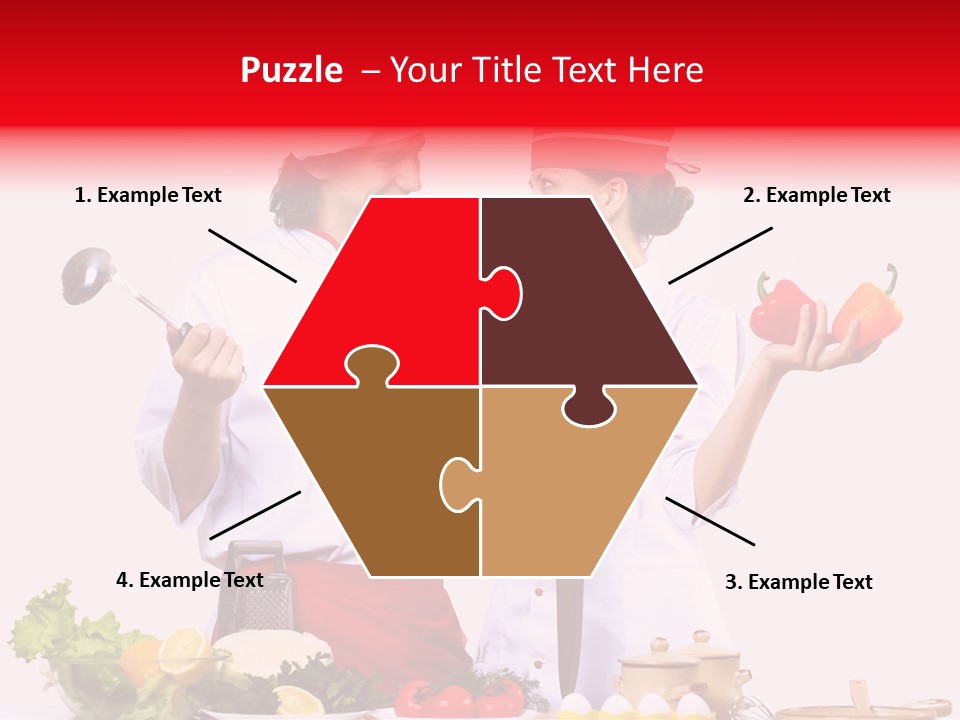 Fresh Salad Vegetarian PowerPoint Template