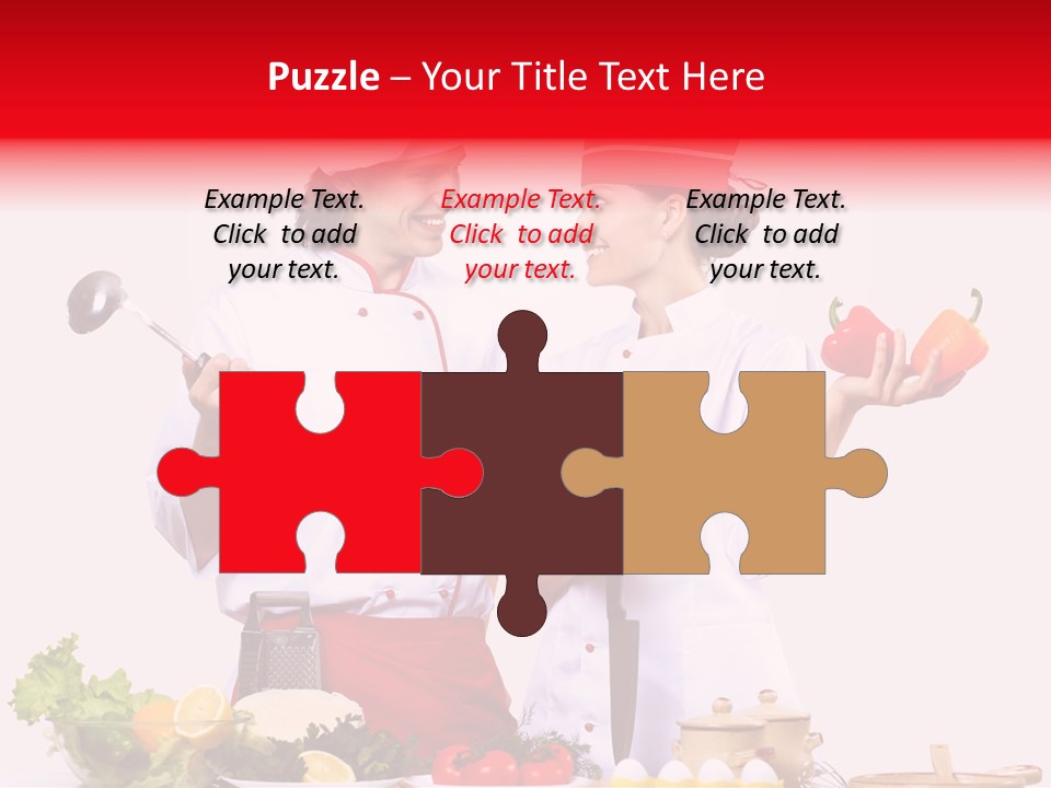 Fresh Salad Vegetarian PowerPoint Template