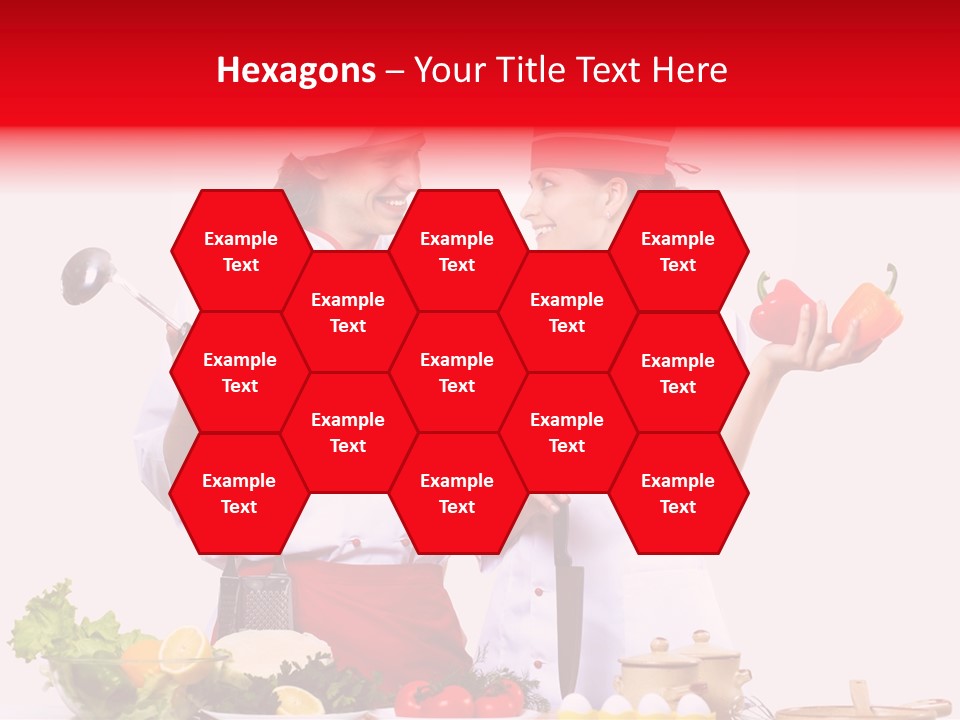 Fresh Salad Vegetarian PowerPoint Template