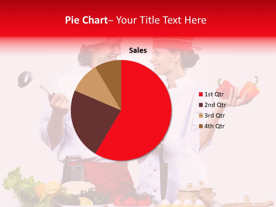 Fresh Salad Vegetarian PowerPoint Template