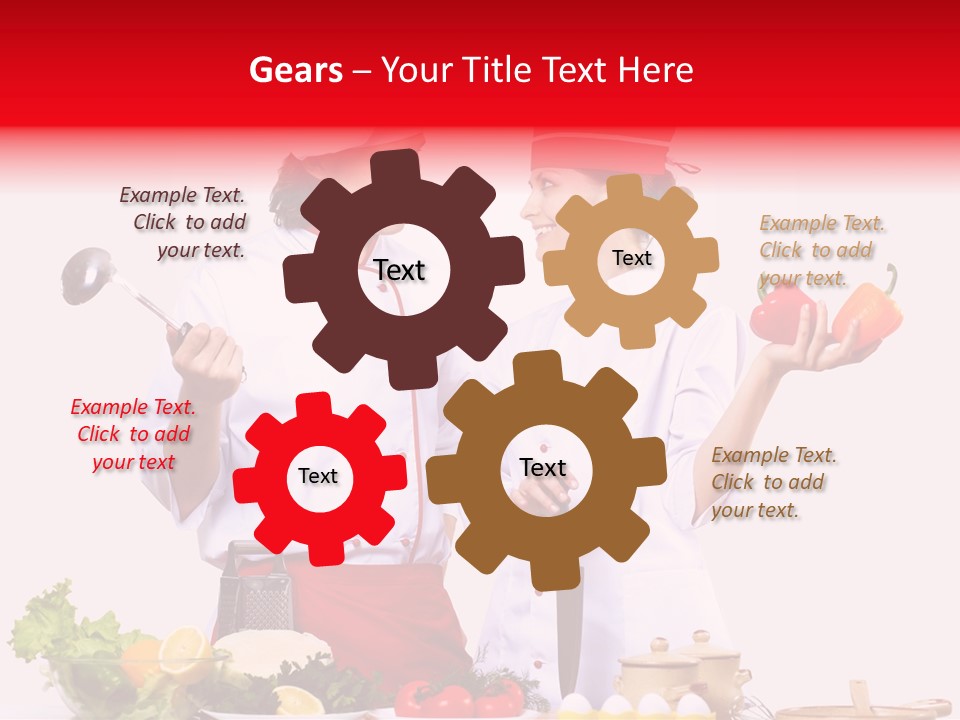 Fresh Salad Vegetarian PowerPoint Template