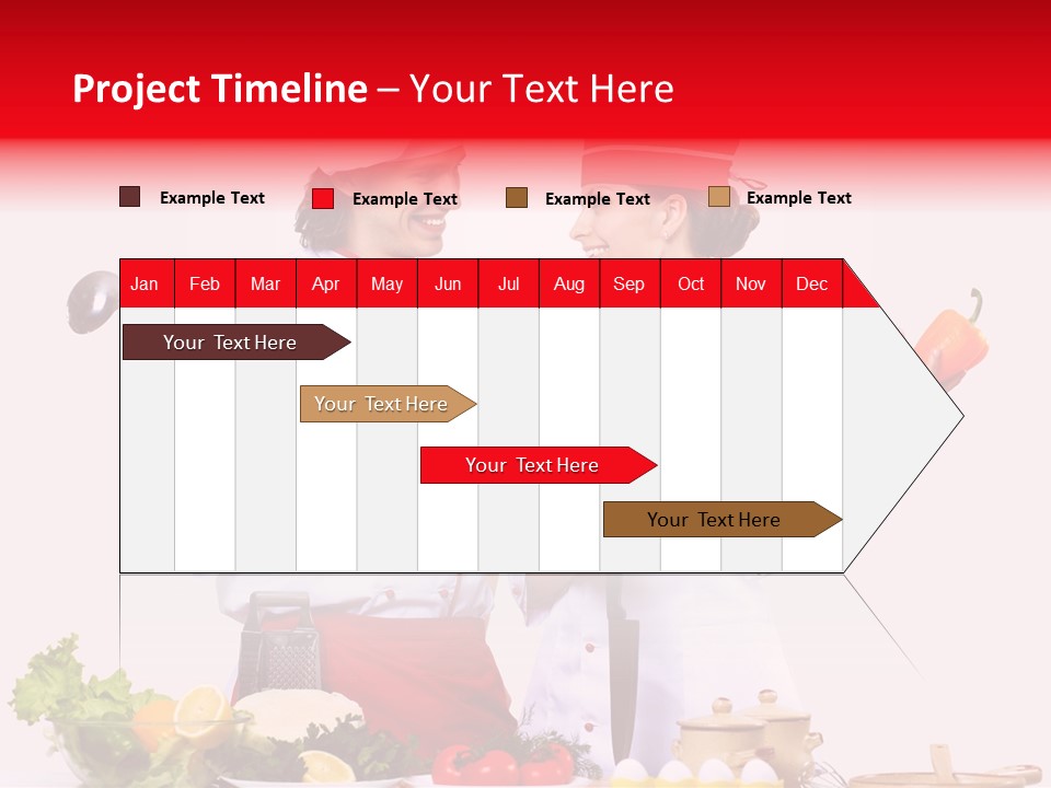 Fresh Salad Vegetarian PowerPoint Template