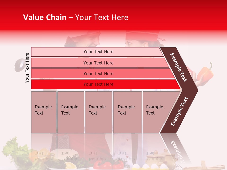 Fresh Salad Vegetarian PowerPoint Template