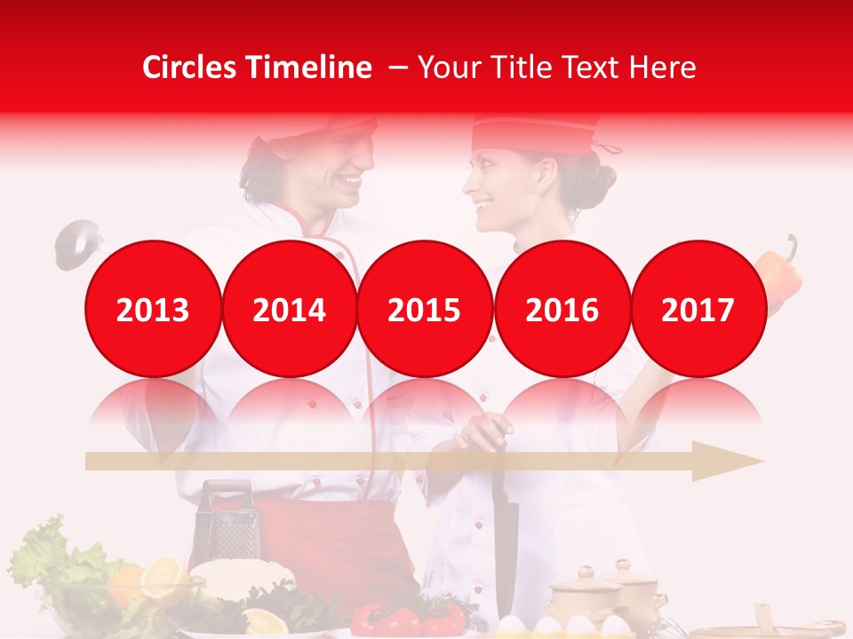 Fresh Salad Vegetarian PowerPoint Template