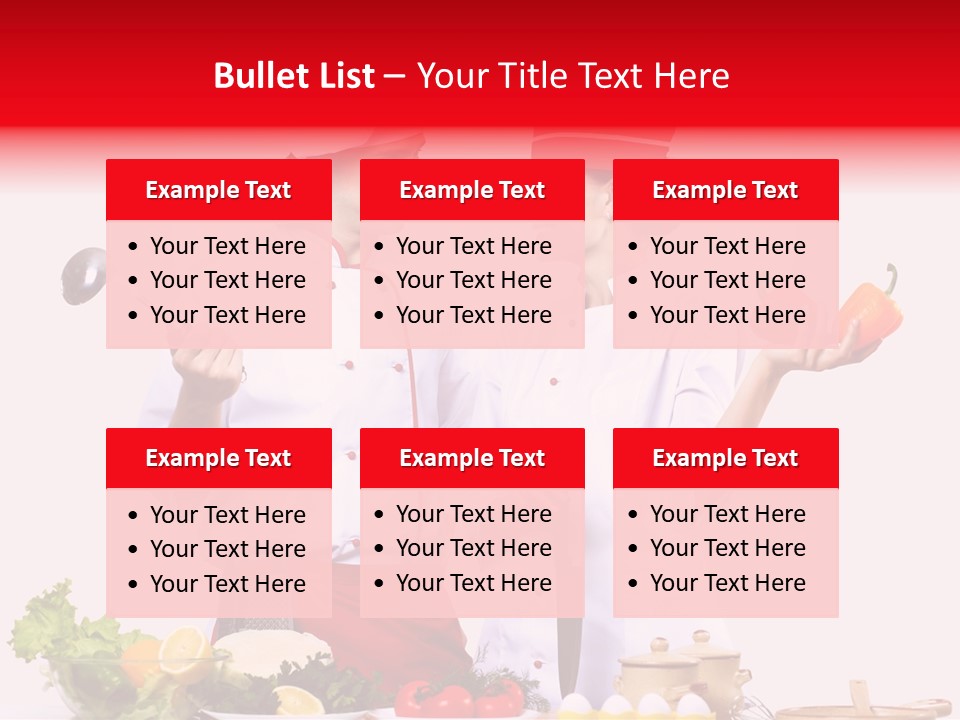 Fresh Salad Vegetarian PowerPoint Template