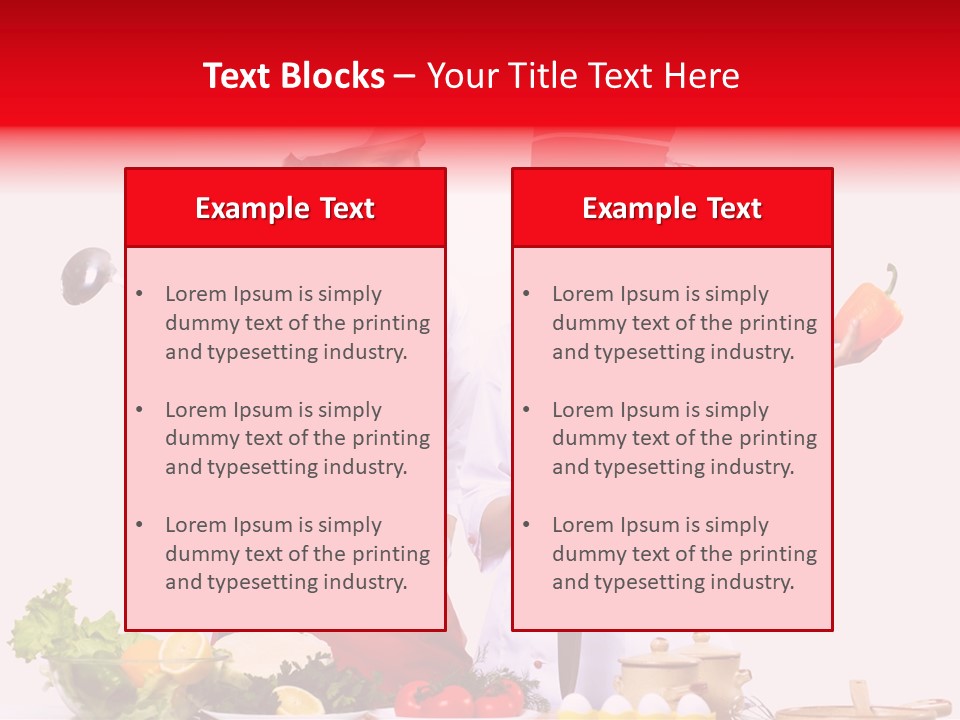Fresh Salad Vegetarian PowerPoint Template