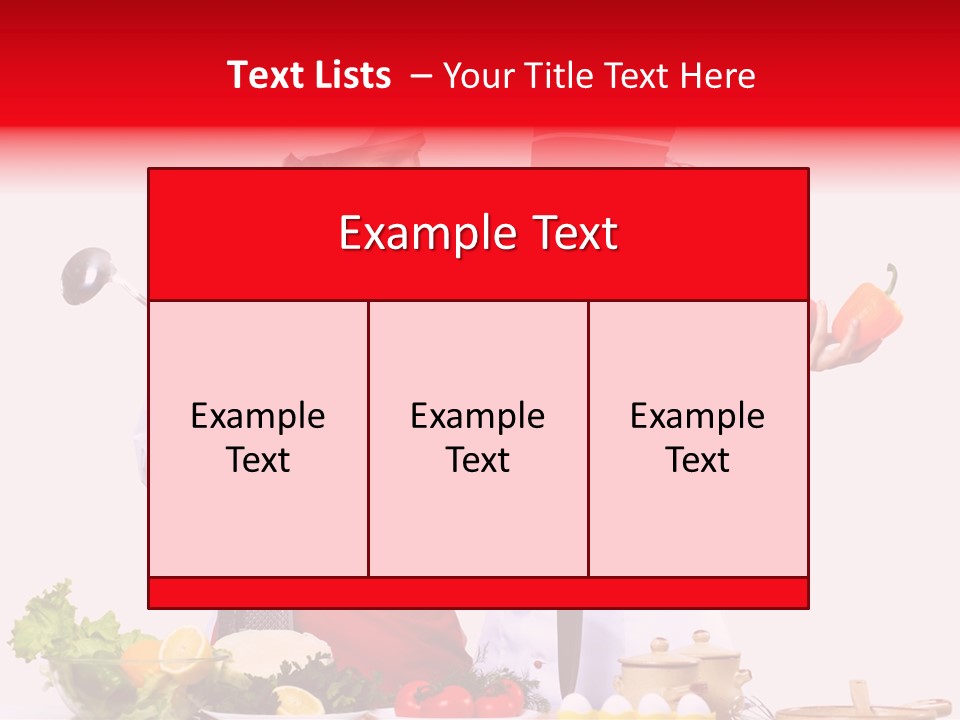 Fresh Salad Vegetarian PowerPoint Template