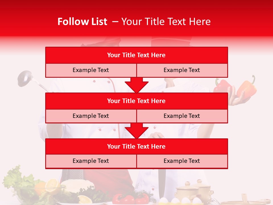 Fresh Salad Vegetarian PowerPoint Template