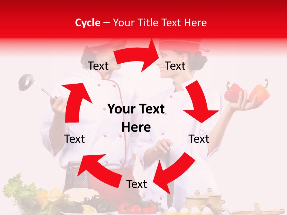 Fresh Salad Vegetarian PowerPoint Template