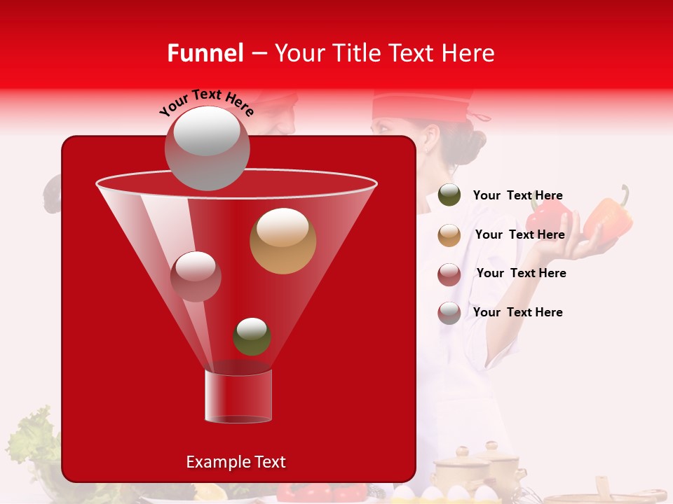 Fresh Salad Vegetarian PowerPoint Template