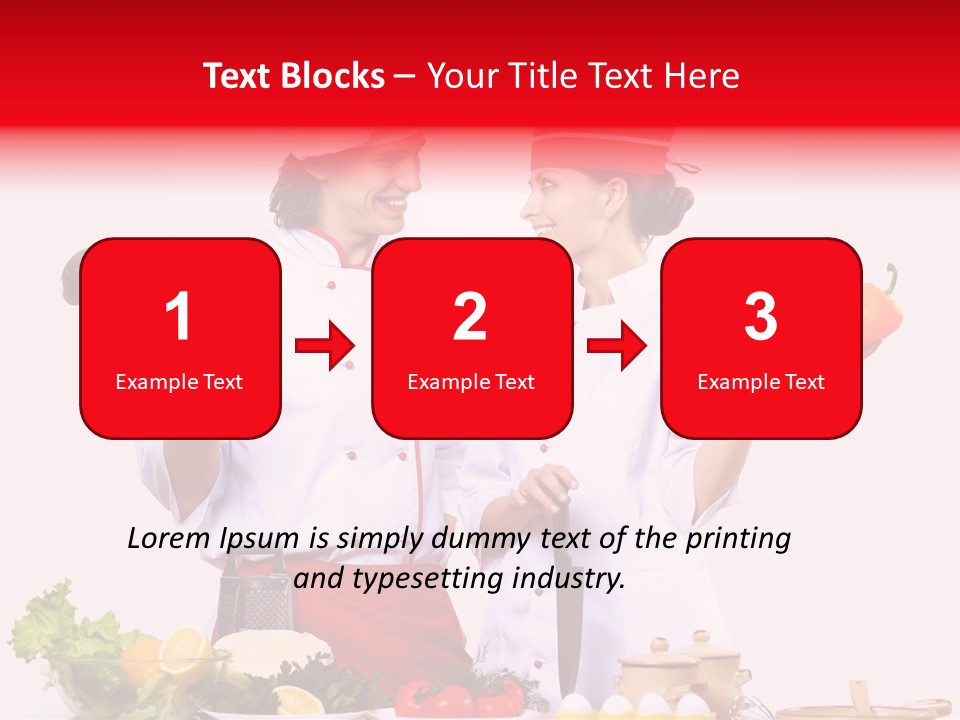 Fresh Salad Vegetarian PowerPoint Template