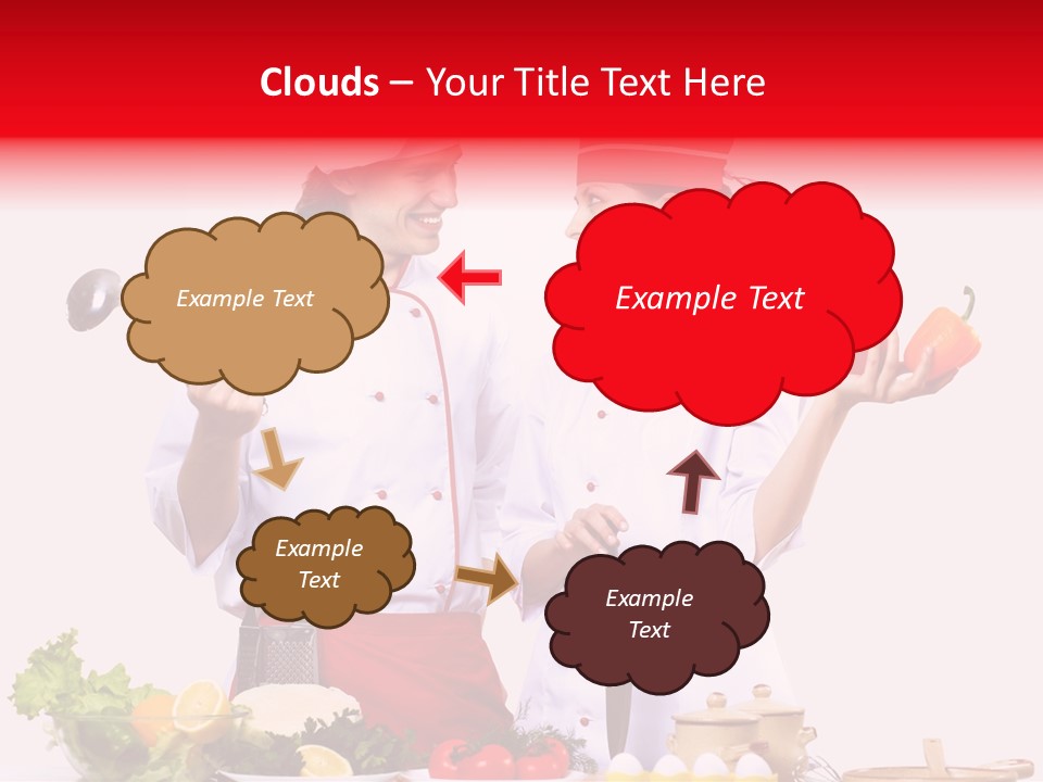 Fresh Salad Vegetarian PowerPoint Template