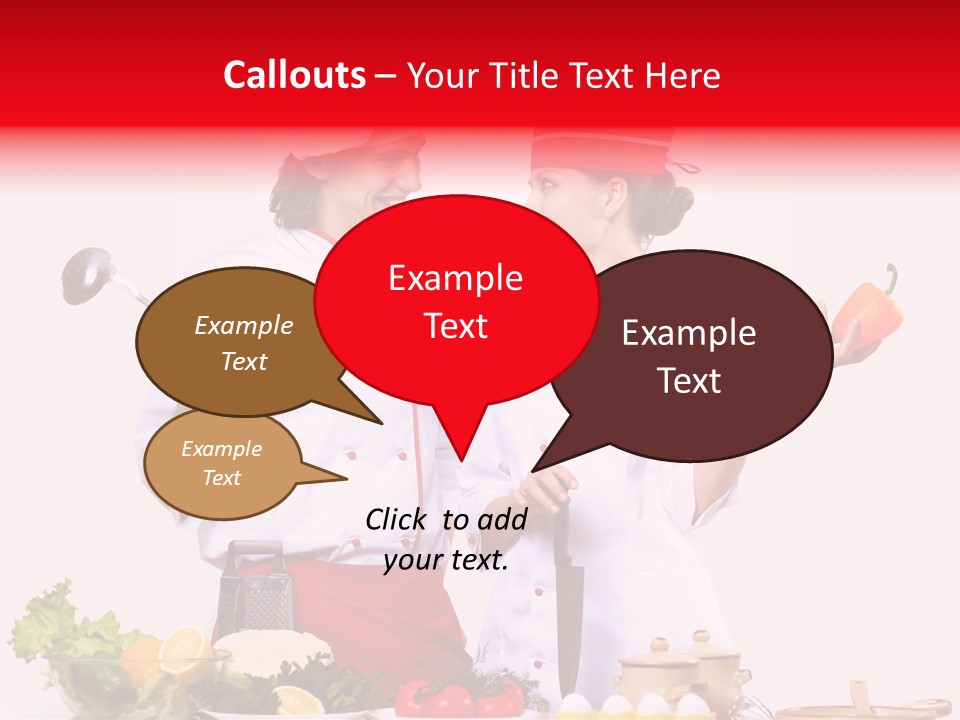 Fresh Salad Vegetarian PowerPoint Template