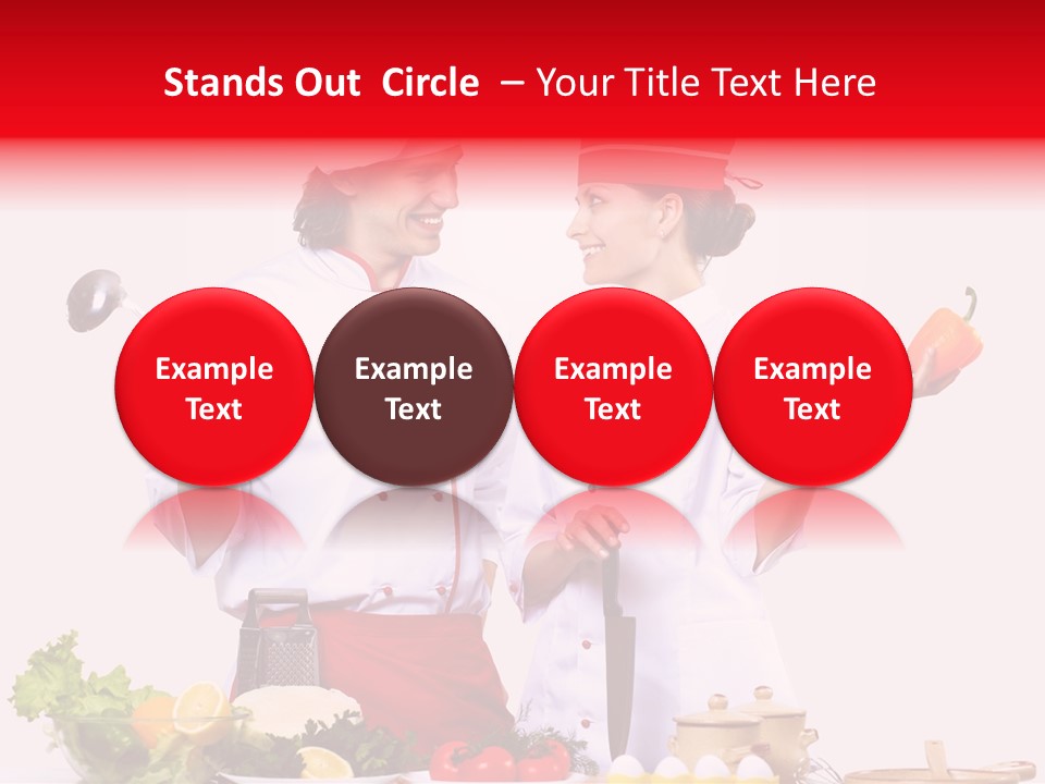 Fresh Salad Vegetarian PowerPoint Template