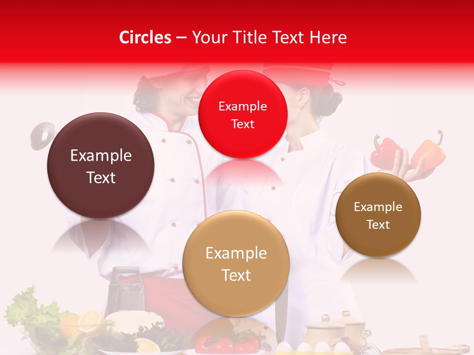 Fresh Salad Vegetarian PowerPoint Template