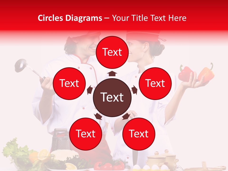 Fresh Salad Vegetarian PowerPoint Template