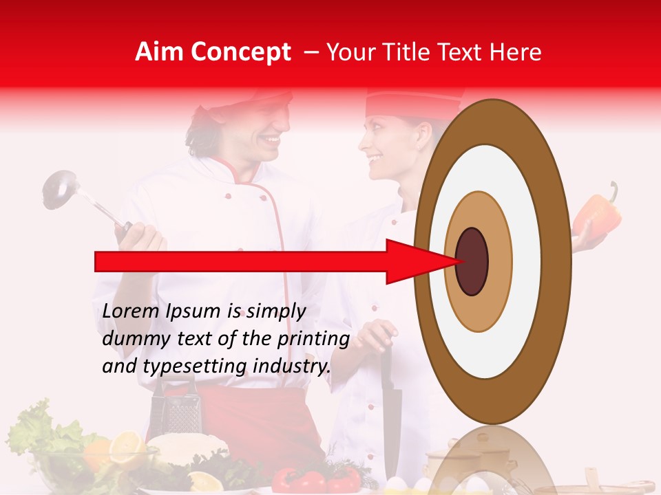 Fresh Salad Vegetarian PowerPoint Template