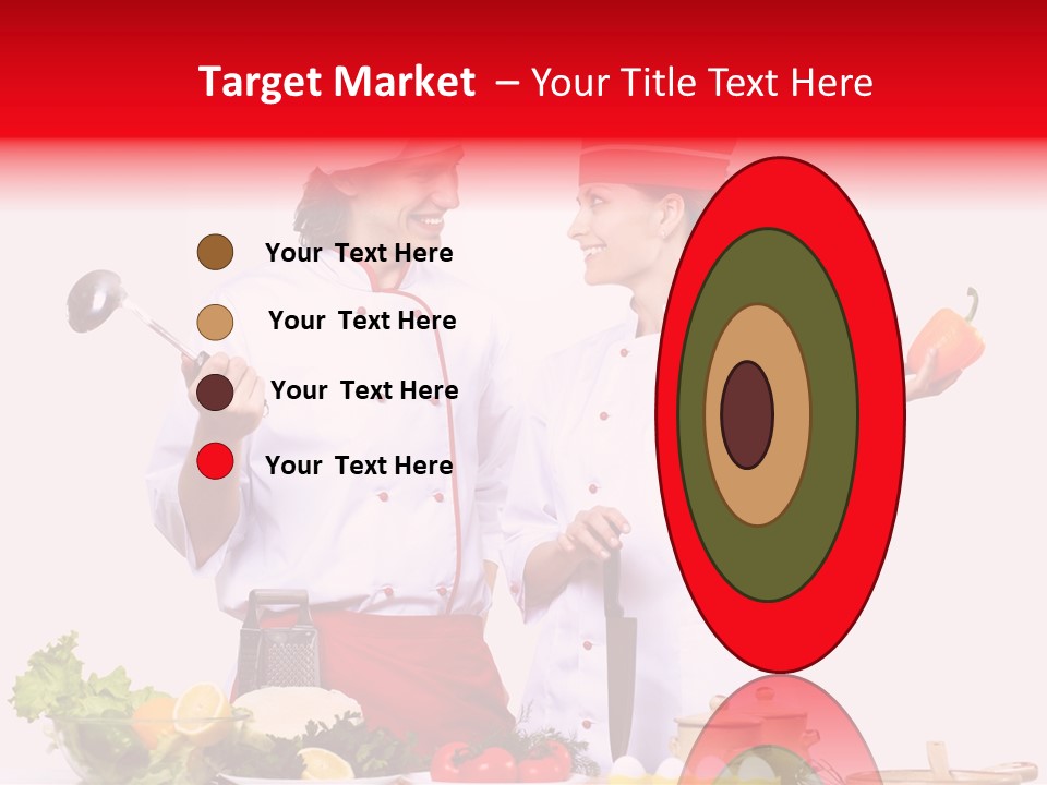 Fresh Salad Vegetarian PowerPoint Template