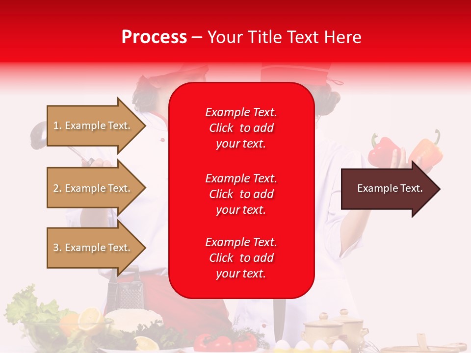 Fresh Salad Vegetarian PowerPoint Template