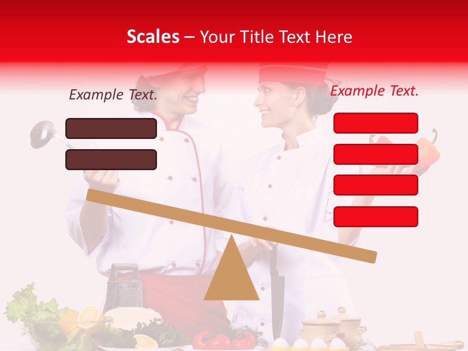 Fresh Salad Vegetarian PowerPoint Template